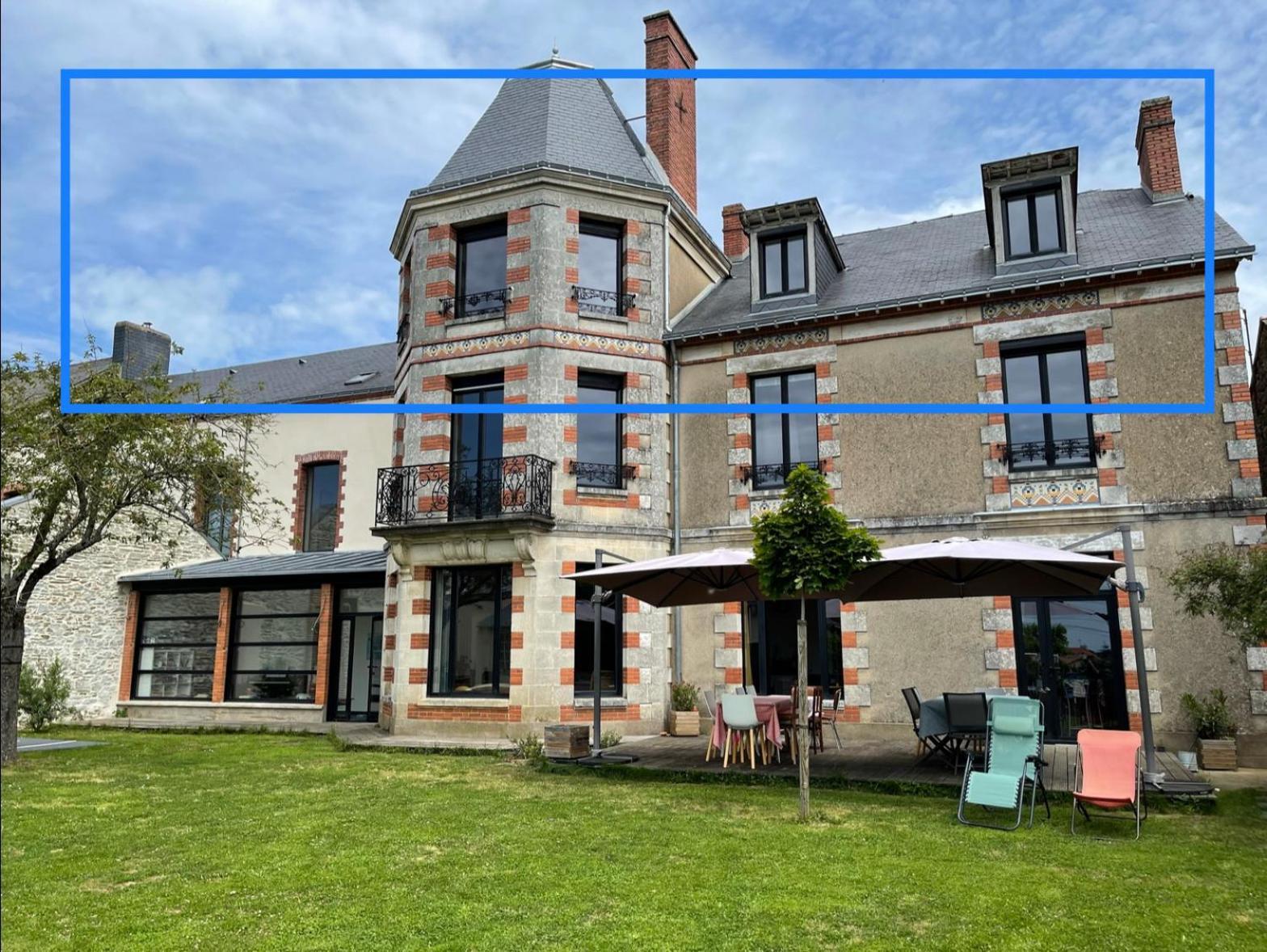 2e étage maison de maître, 4 chambres Beaupréau-en-Mauges Extérieur photo